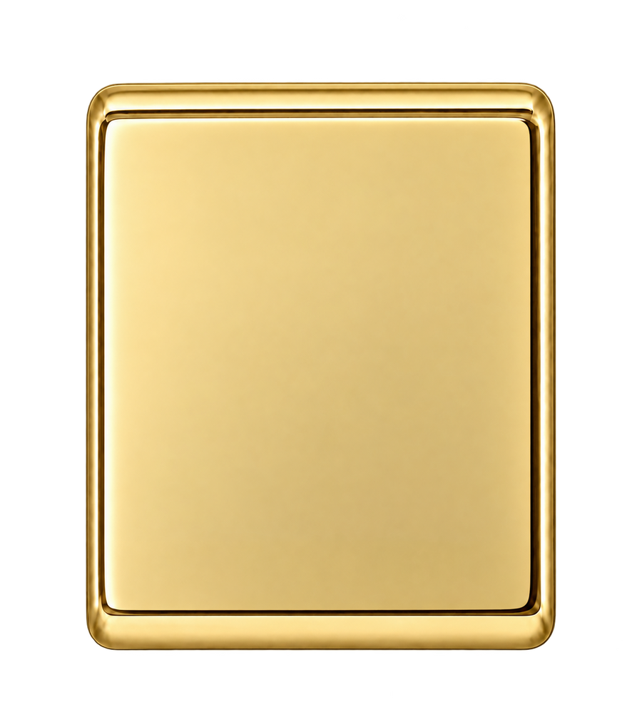 Gold Engravable Charm
