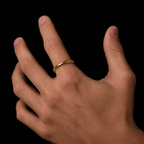 Gold Simple 2MM Band Ring