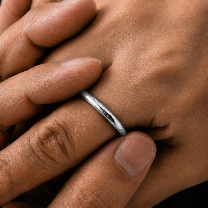Silver Band Ring 2MM