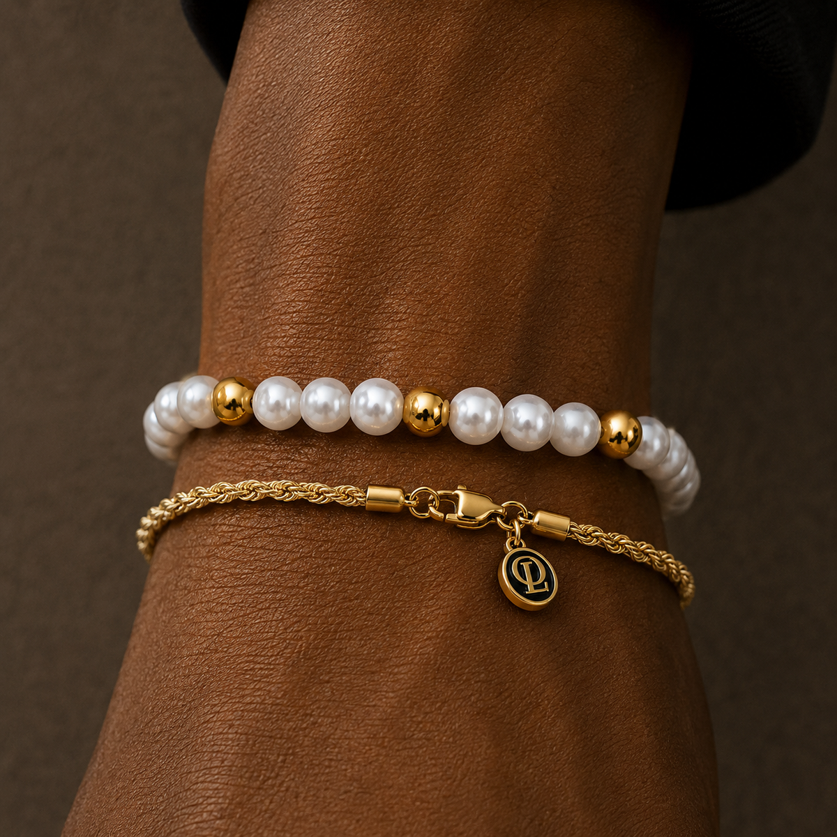 Gold Rope Chain Bracelet 2mm
