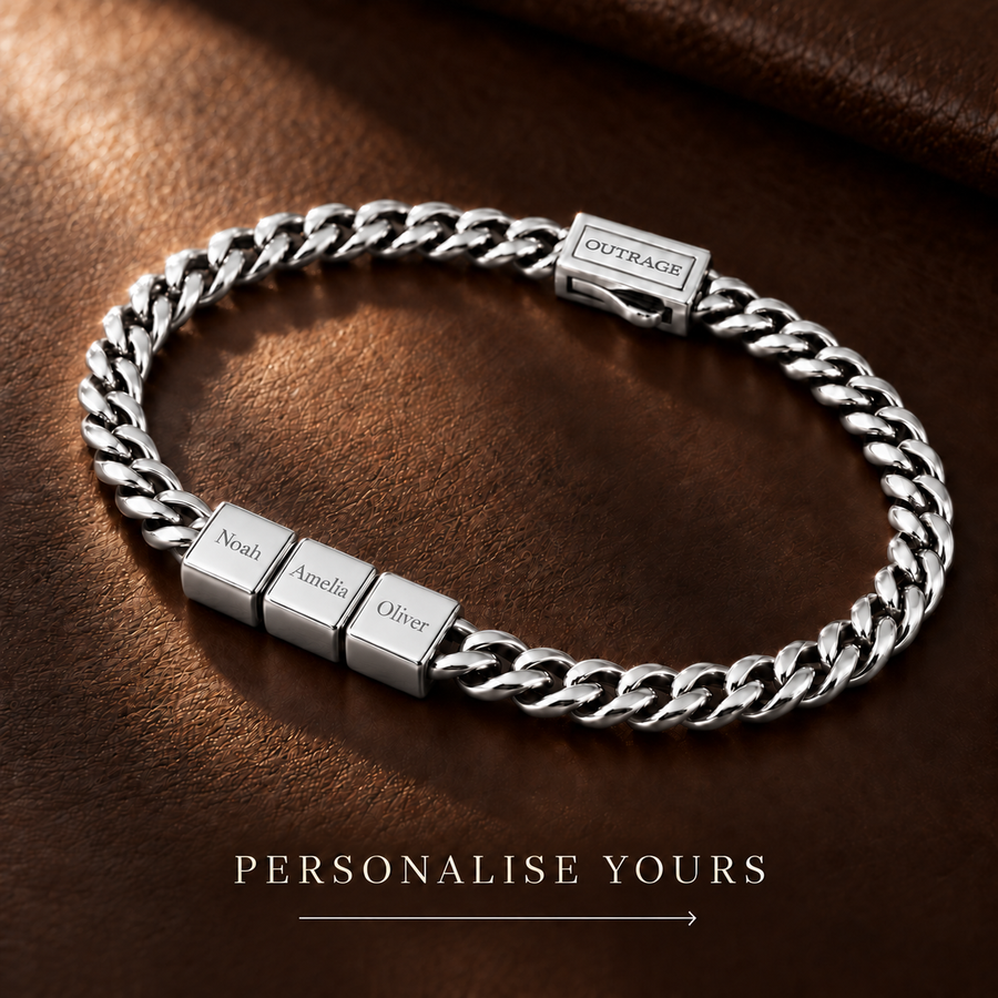 Silver Personalised Charm Bracelet