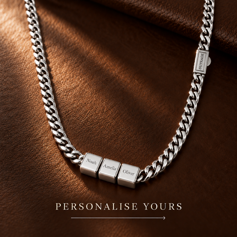 Silver Personalised Charm Necklace