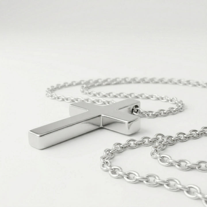 Silver Cross Necklace Pendant