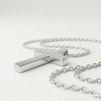 Silver Cross pendant necklace