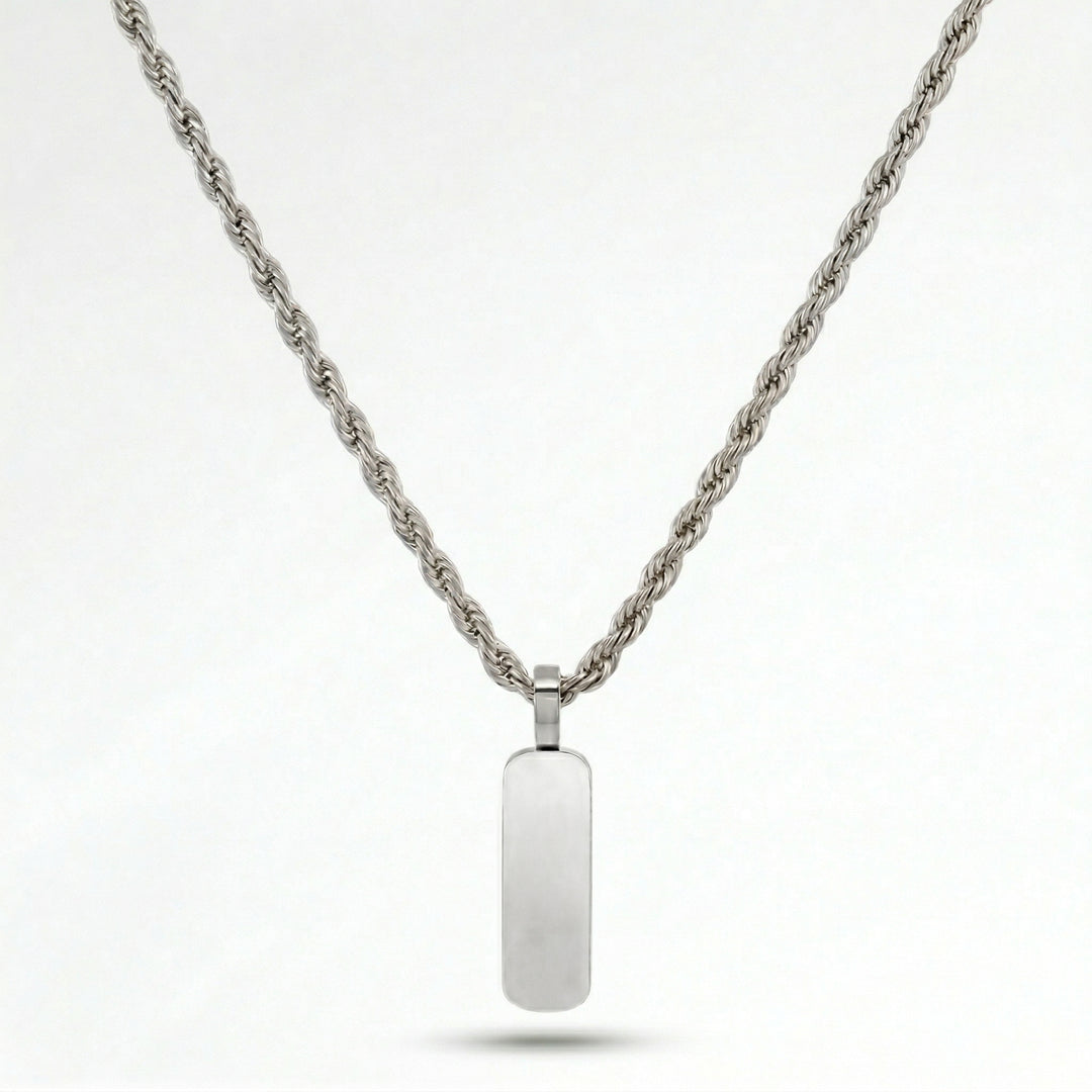 Silver Totem Pendant Necklace