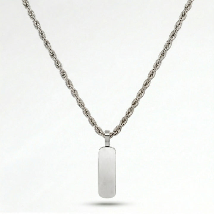 Silver Totem Pendant Necklace
