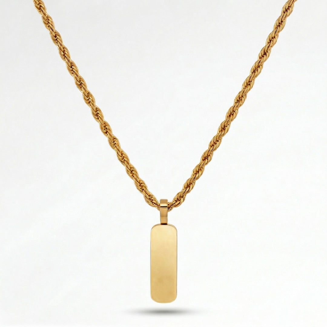 Gold Totem Pendant Necklace