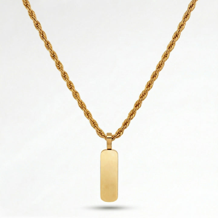 Gold Totem Pendant Necklace