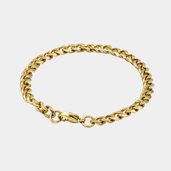 Gold Cuban Chain Bracelet 5MM