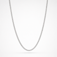 925 Italian Silver 2.5mm Cuban Necklace