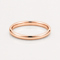 Rose Gold Band Ring 2MM