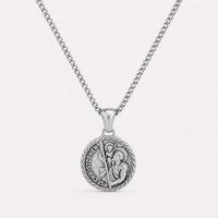 Silver St Christopher Necklace Pendant