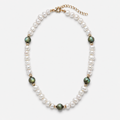 Labradorite Stone Pearls Necklaces