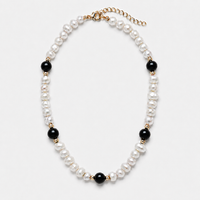 Onyx Black - Genuine Pearls Necklaces