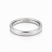 Silver Minimalistic Band Ring 3MM