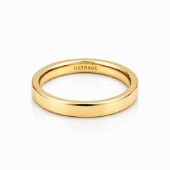 Gold Band Ring 3MM