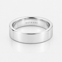 Silver Minimalistic Band Ring 5MM