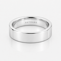 Silver Minimalistic Band Ring 5MM