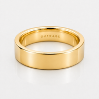 Gold Band Ring 5MM