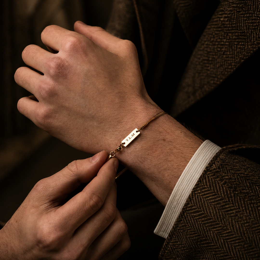 A close-up lifestyle shot of a man&
