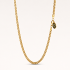 4mm Cuban Chain Necklace Gold
