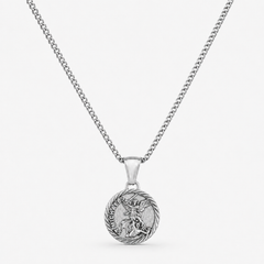 Silver St Michaels Pendant