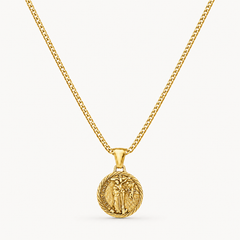 Gold Jesus Christ Necklace Pendant