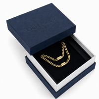 Gold Cuban Bracelet & Chain Set – 5mm