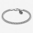 Silver Cuban Chain Bracelet 4MM