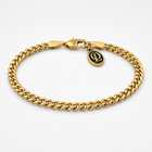 Gold Cuban Chain Bracelet 4MM