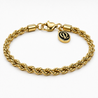 Gold Rope Chain Bracelet 5MM