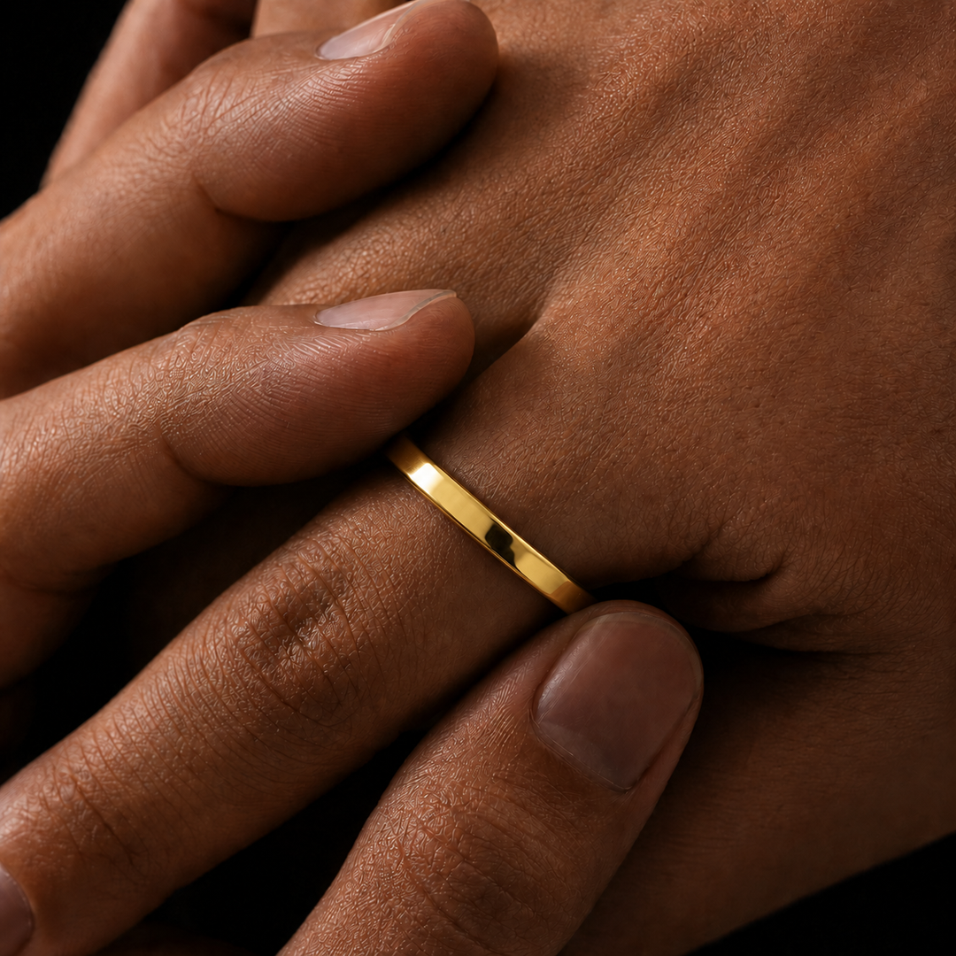 Gold Band Ring 3MM