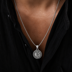 Silver St Christopher Necklace Pendant