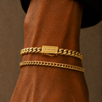 Gold Cuban Chain Bracelet 8MM