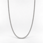 Silver Box Chain Necklace -3mm