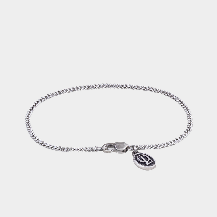 Silver Cuban Chain Bracelet 3MM