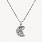 Silver Irregular Zeus Necklace Pendant