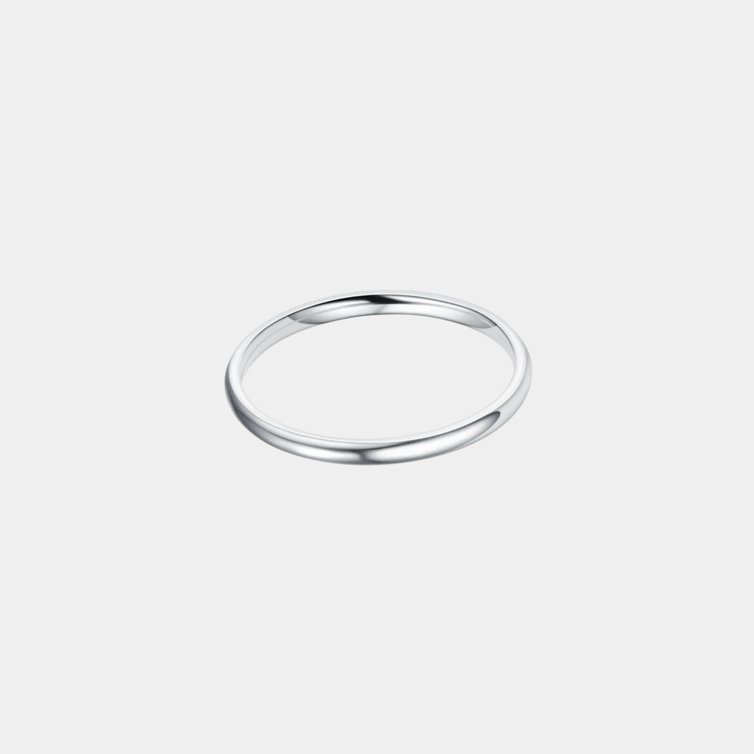 Silver Simple Ring 2MM