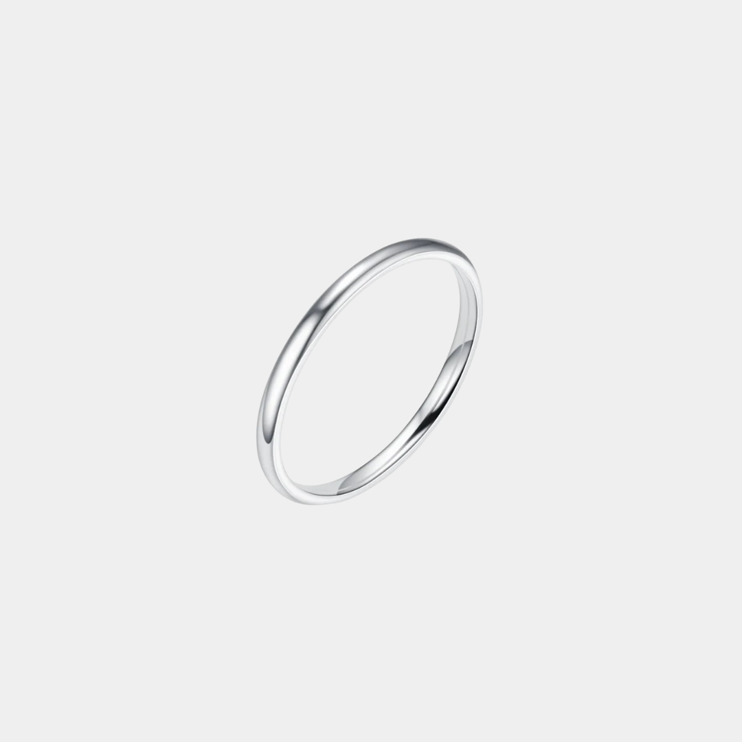 Silver Simple Ring 2MM