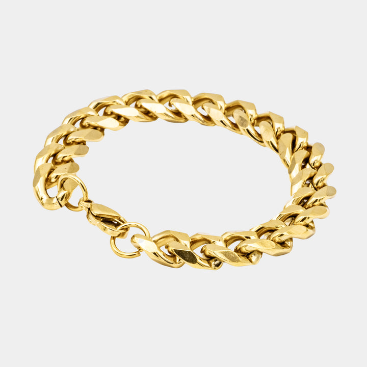Gold Cuban Chain Bracelet 11MM