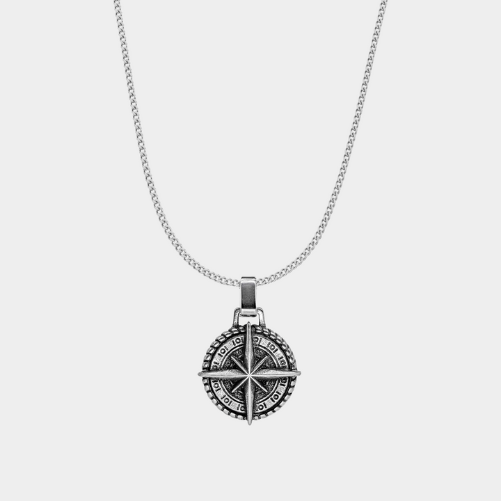 Silver Northern Star Necklace Pendant