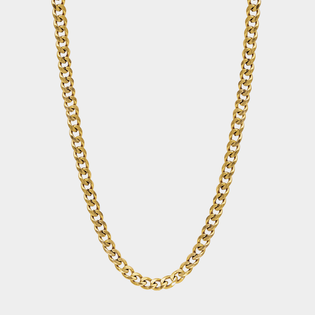 Gold Cuban Chain Necklace 5MM