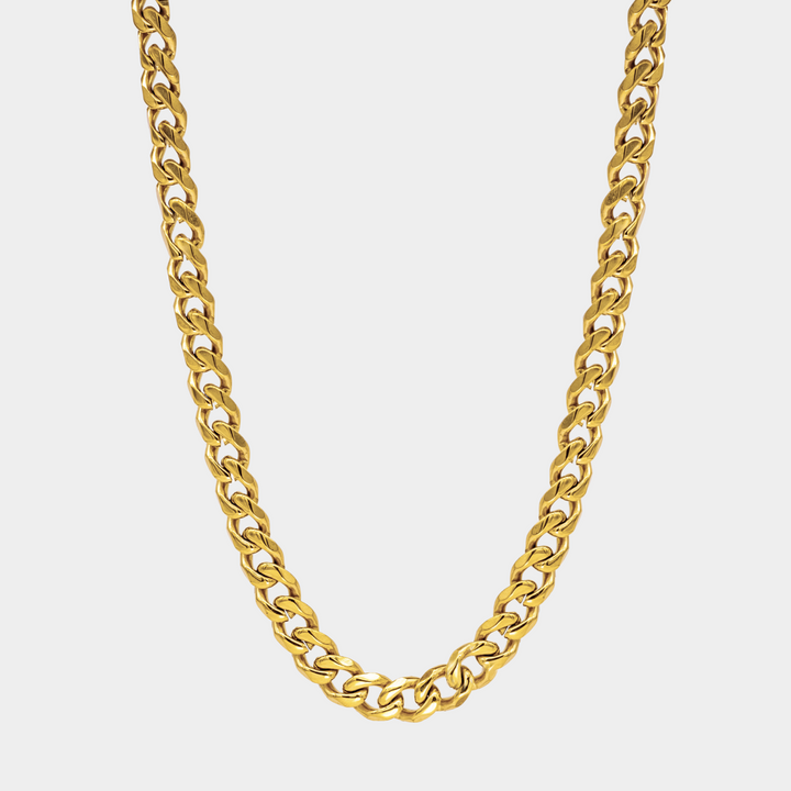 Gold Cuban Chain Necklace 7MM