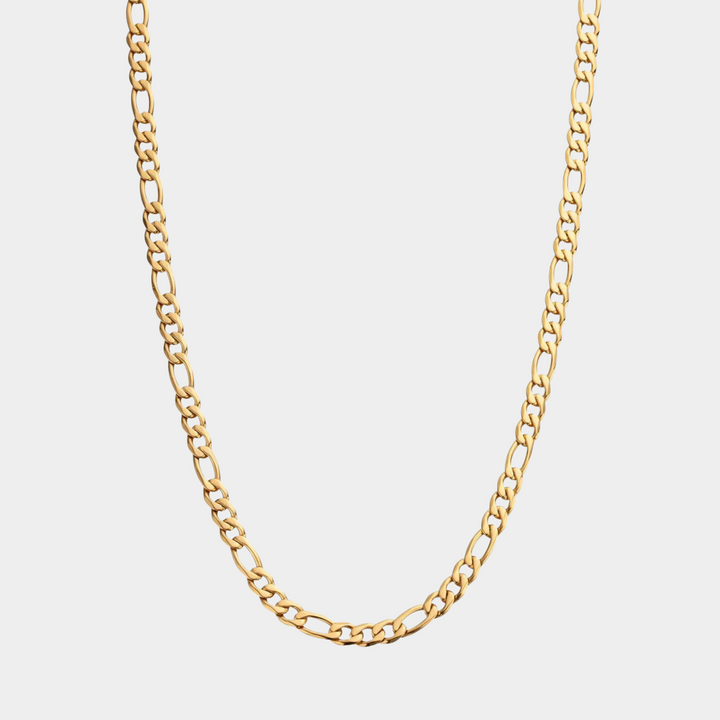 Gold Figaro Chain Necklace 5MM