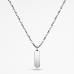 Silver Totem Pendant Necklace