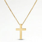 Gold Cross Necklace Pendant