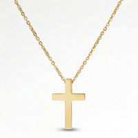 Gold Cross Necklace Pendant