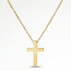 Gold Cross Necklace Pendant