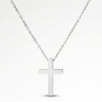 Silver Cross Necklace Pendant