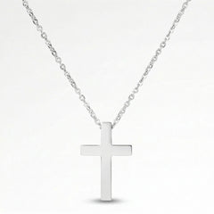 Silver Cross Necklace Pendant